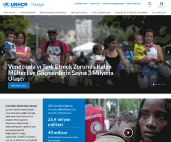UNHCR.org.tr(The UN Refugee Agency) Screenshot