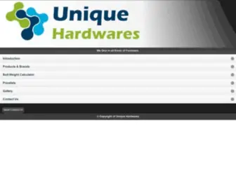 UNHW.in(UNIQUE HARDWARES) Screenshot
