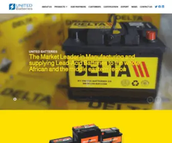 Uni-Bat.com(United Batteries) Screenshot