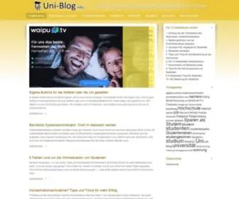 Uni-Blog.info(Das Uni Blog) Screenshot