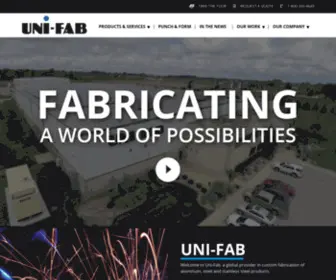 Uni-Fab.on.ca(Every Industry has a Leader) Screenshot