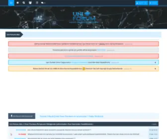 Uni-Forum.net(Türkiye'nin) Screenshot