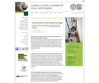 Uni-Halle.de(Schafft Wissen) Screenshot