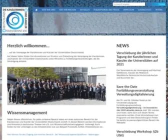 Uni-Kanzler.de(Universitäten) Screenshot