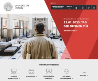 Uni-Leipzig.de(Universität) Screenshot