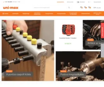 Uni-Max.hu(Szerszámok a kézművesek és a szakemberek számára) Screenshot
