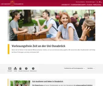 Uni-Osnabrueck.de(Universität Osnabrück) Screenshot