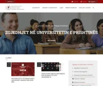 Uni-PR.edu(Universiteti i Prishtin) Screenshot
