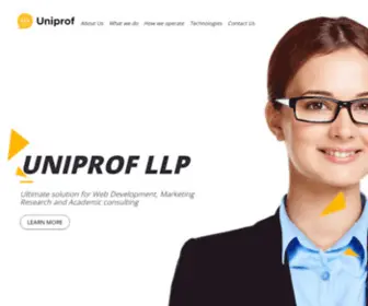 Uni-Prof.com(Ultimate solution for Web Development) Screenshot