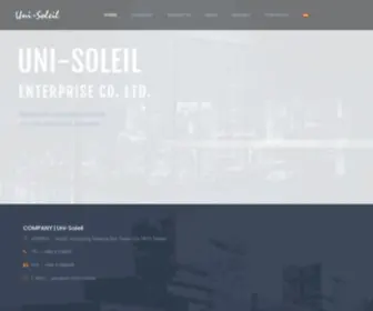 Uni-Soleil.com.tw(UNI SOLEIL) Screenshot