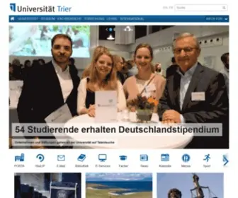 Uni-Trier.de(Uni Trier) Screenshot
