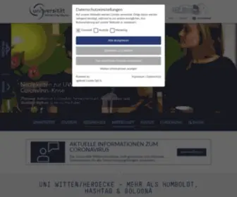 Uni-WH.de(Uni Witten/Herdecke) Screenshot