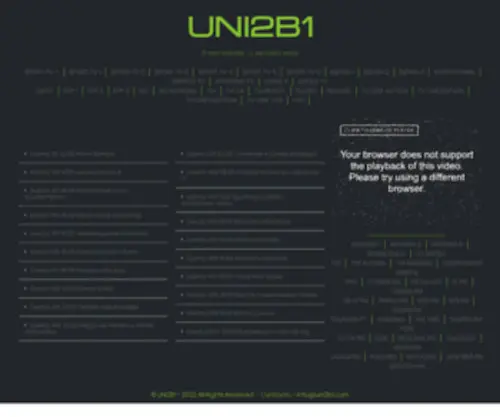 Uni2B1.com(Uni2B1) Screenshot