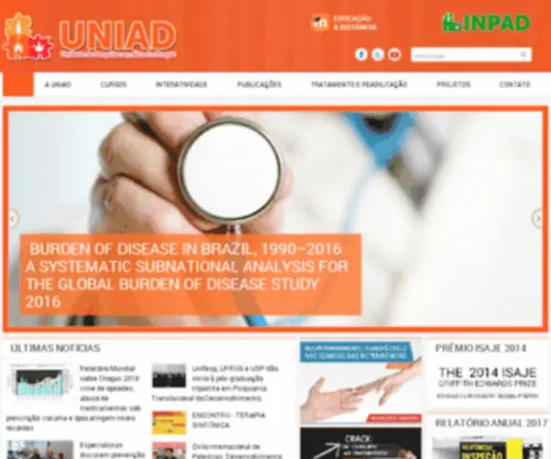Uniadinpadnews.com.br(UNIAD) Screenshot
