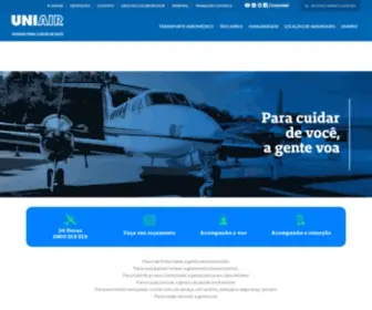 Uniair.com.br(Transporte Aeromédico) Screenshot