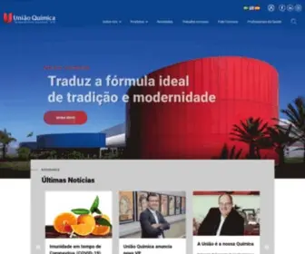 Uniaoquimica.com.br(União) Screenshot