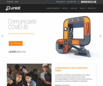 Uniat.edu.mx(UNIAT University of Advanced Technologies) Screenshot
