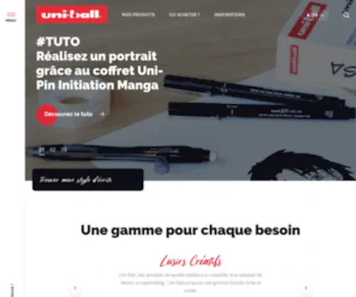 Uniball.fr(Uni-Ball) Screenshot
