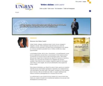 Unibancanada.ca(Distributeur de verre automobile) Screenshot