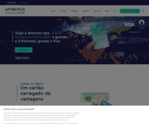 Unibanco.pt(Cartão Unibanco) Screenshot