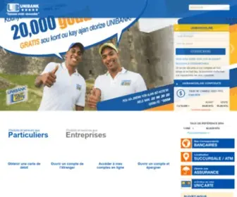 Unibankhaiti.com(UNIBANK) Screenshot