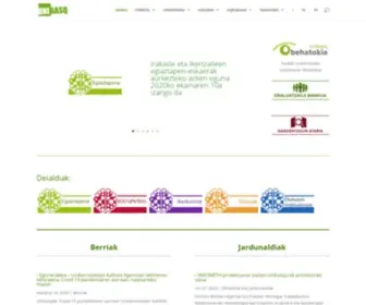 Unibasq.eus(Agencia de Calidad del Sistema Universitario Vasco) Screenshot