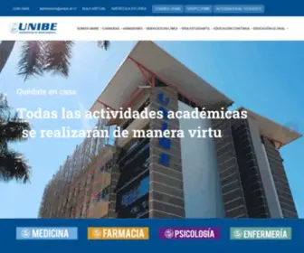 Unibe.ac.cr(Educación) Screenshot