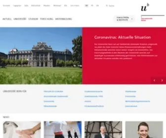 Unibe.ch(Universität) Screenshot