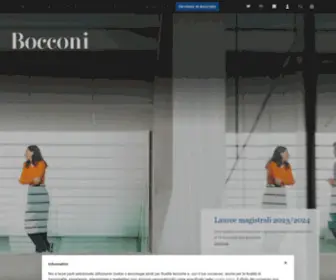 Unibocconi.it(Università) Screenshot