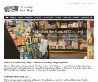 Unibooks.co.nz(University Book Shop) Screenshot