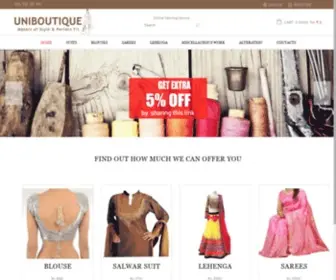 Uniboutique.in(Online Talioring Service) Screenshot