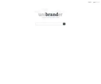 Unibrander.com(The universal trademark search engine) Screenshot