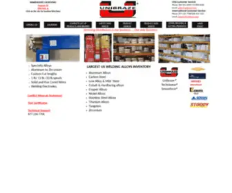 Unibraze.com(WELDING SUPPLIES) Screenshot