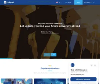Unibroad.co(Study Abroad) Screenshot