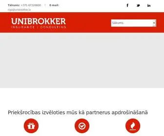Unibrokker.lv(Apdrošināšanas) Screenshot