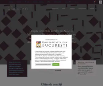 Unibuc.ro(Universitatea din București) Screenshot