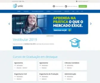 Unic.com.br(Cursos de Graduação e Pós) Screenshot