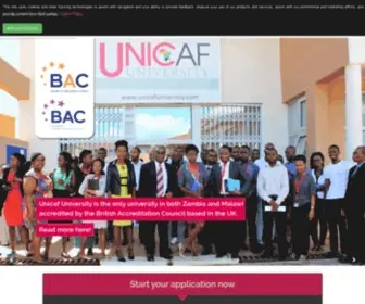 Unicafuniversity.com(Unicaf University) Screenshot