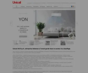 Unical.fr(Unical France) Screenshot