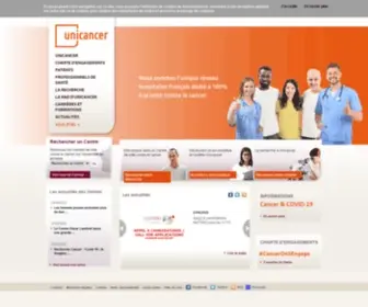 Unicancer.fr(Lutte contre le cancer avec unicancer) Screenshot