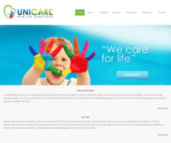 Unicarehealth.net(We care for life) Screenshot