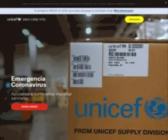 Unicef.es(ONG Infancia) Screenshot