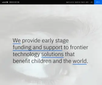 Unicefinnovationfund.org(UNICEF Innovation Fund) Screenshot
