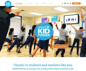 Unicefkidpower.org(UNICEF Kid Power) Screenshot