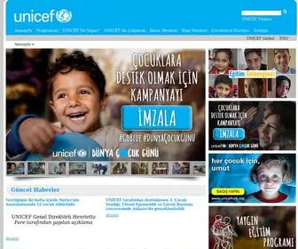 Unicef.org.tr(Unicef) Screenshot