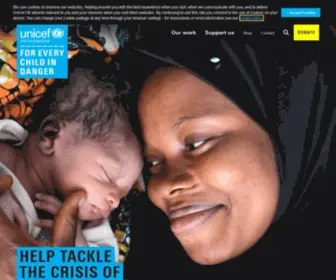 Unicef.org.uk(Unicef UK) Screenshot
