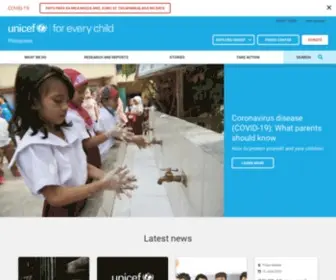 Unicef.ph(UNICEF Philippines) Screenshot