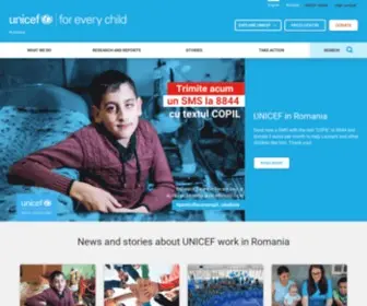 Unicef.ro(Un copil) Screenshot