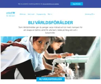 Unicef.se(UNICEF Sverige) Screenshot