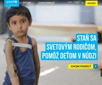 Unicef.sk(Unicef) Screenshot